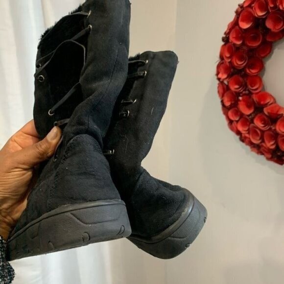 Alpine Design fur trimmed black boots size… - Picture 5 of 8